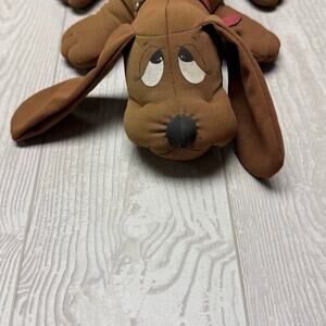 Vintage 1984 Pound Puppies Brown Plush Dog Numbered 201/1000 Rare Original